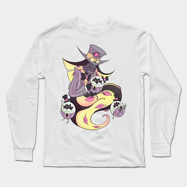 Sir Pentious and Egg boys Hazbin Hotel Fanart by Anshiehoop Long Sleeve T-Shirt by Anshie Hoop Shop